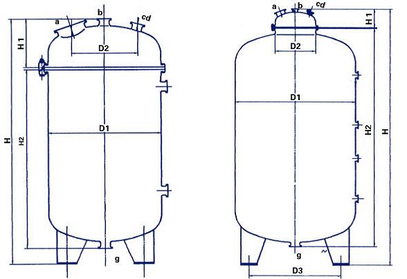 搪玻璃立式储罐200L-50000L